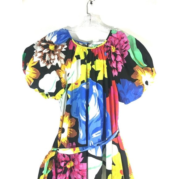 Christopher John Rogers For Target Floral Puff Sleeve High-Low Dress XXS Multi - Picture 4 of 12